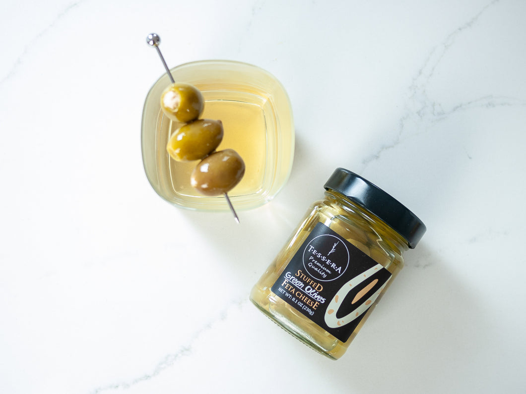 Feta Cheese Stuffed Green Olives - 8.1 oz (230g)