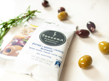 Load image into Gallery viewer, Snack Mixed Pitted Olives with Rosemary - 3.5 oz (100g)

