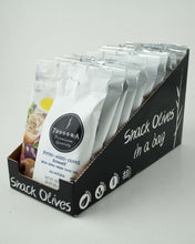 Load image into Gallery viewer, Snack Mixed Pitted Olives with Rosemary - 3.5 oz (100g)
