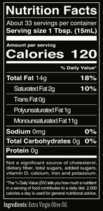 Greek Extra Virgin Olive Oil - 16.9 Fl oz (500ml)
